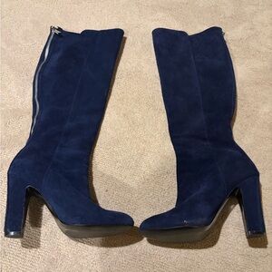 Vince Camuto Elegant Blue Knee-High Women's Boots